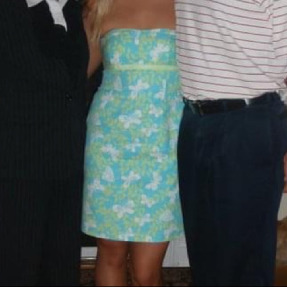Blue & Green Vintage Lilly Pulitzer Dress